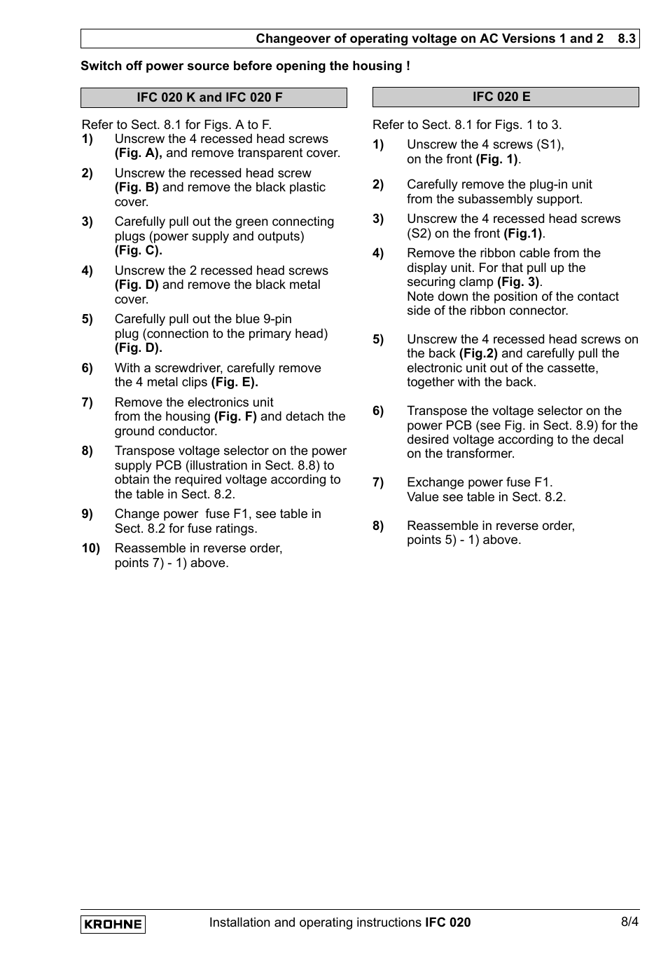 KROHNE IFC 020 Converter EN User Manual | Page 61 / 79