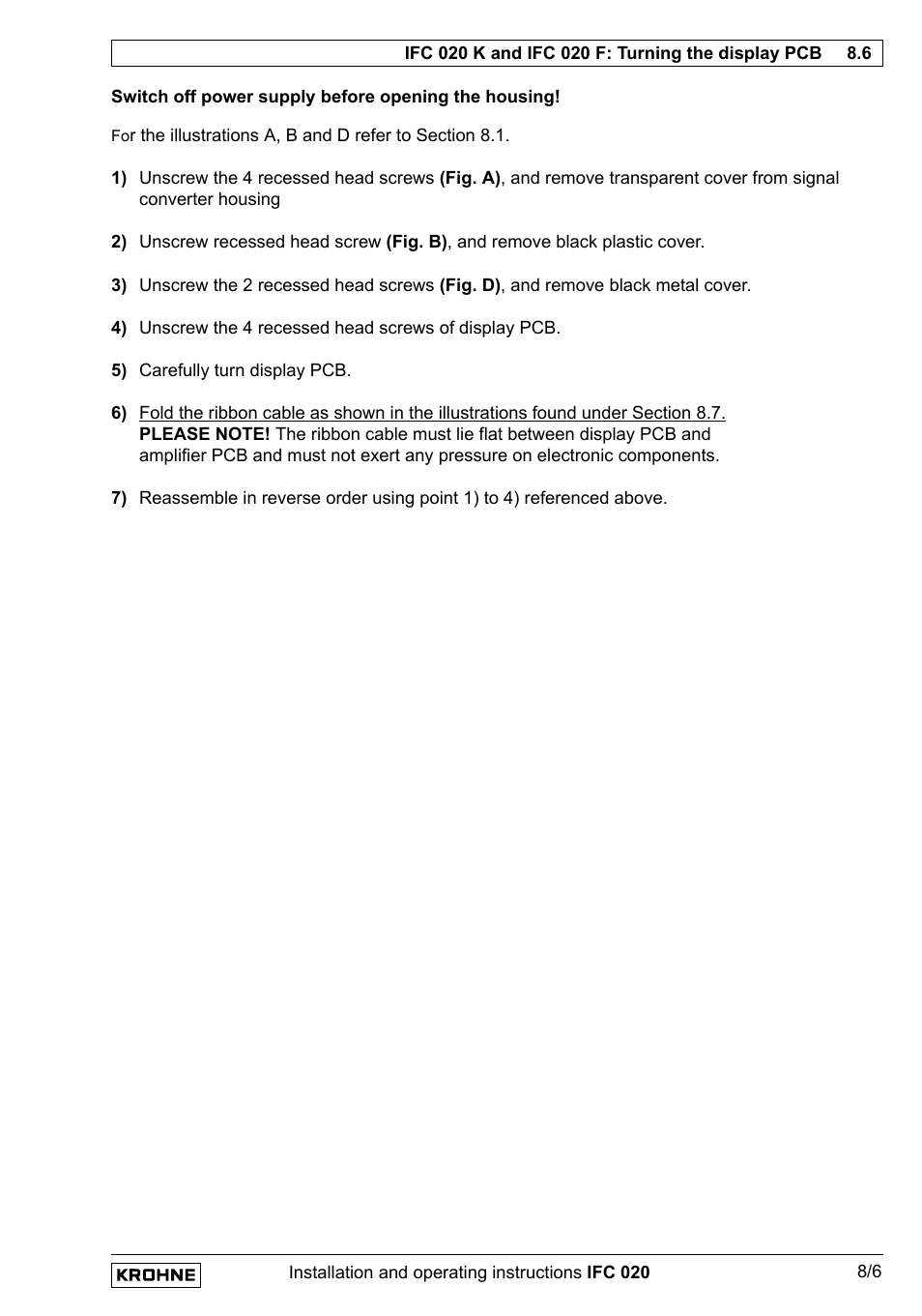 KROHNE IFC 020 Converter EN User Manual | Page 63 / 79