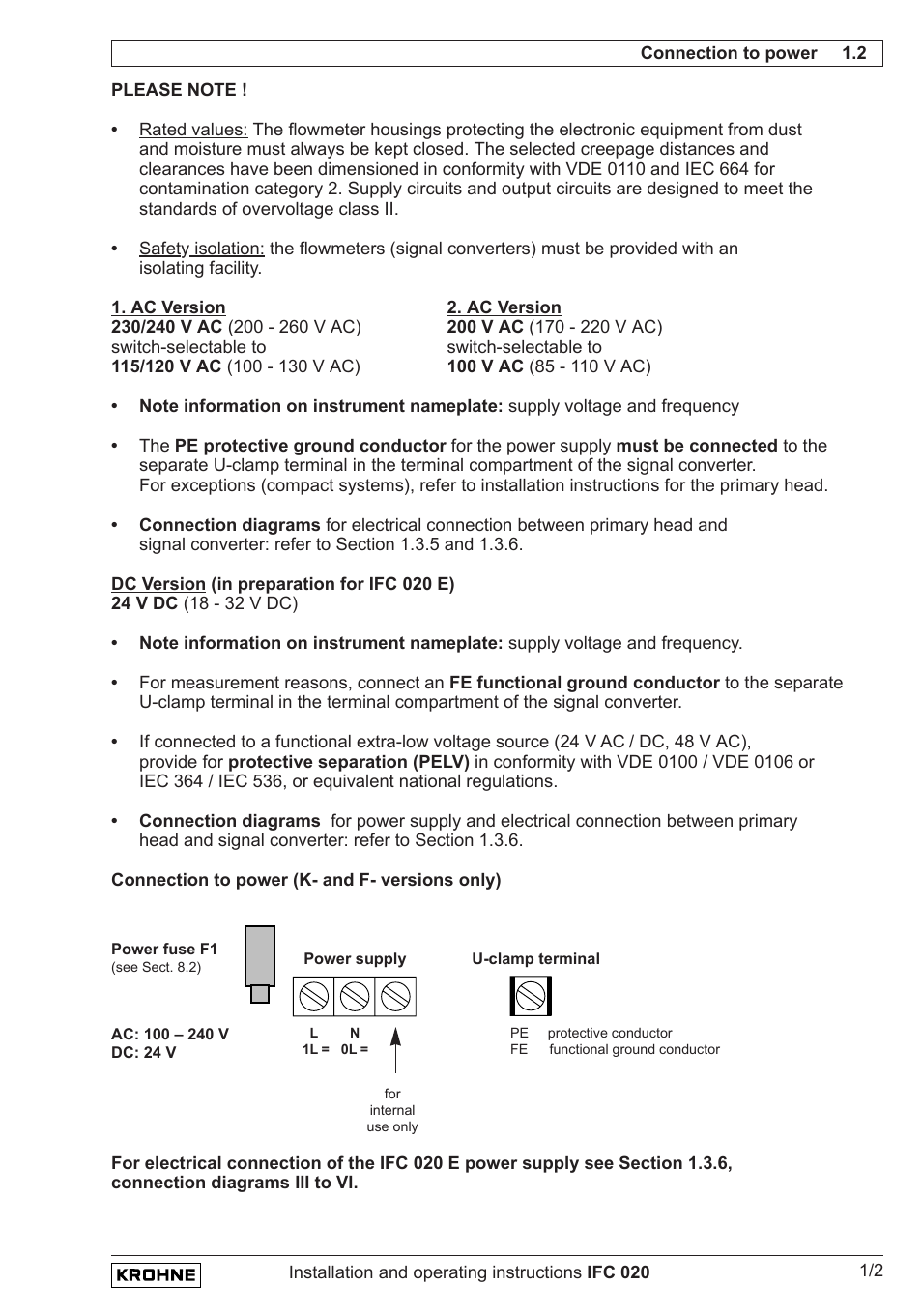 KROHNE IFC 020 Converter EN User Manual | Page 7 / 79