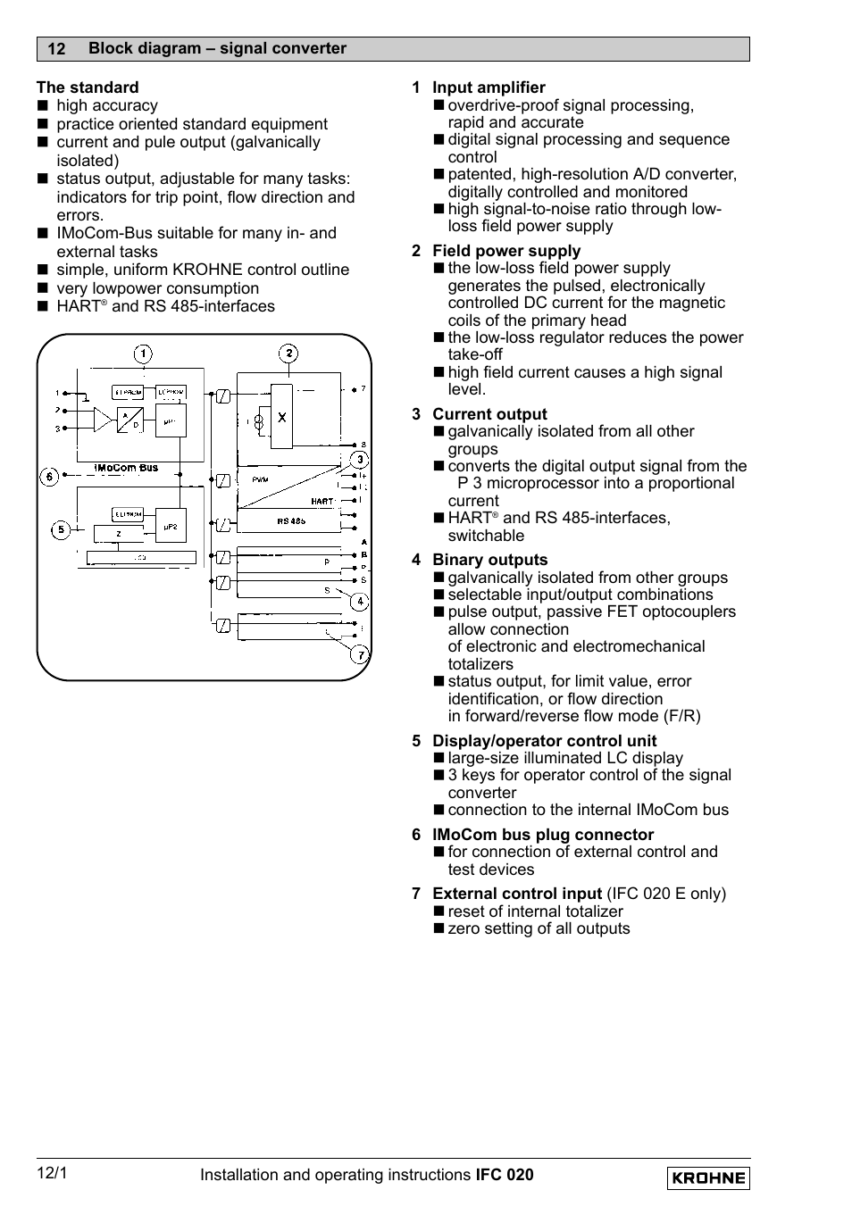 KROHNE IFC 020 Converter EN User Manual | Page 76 / 79