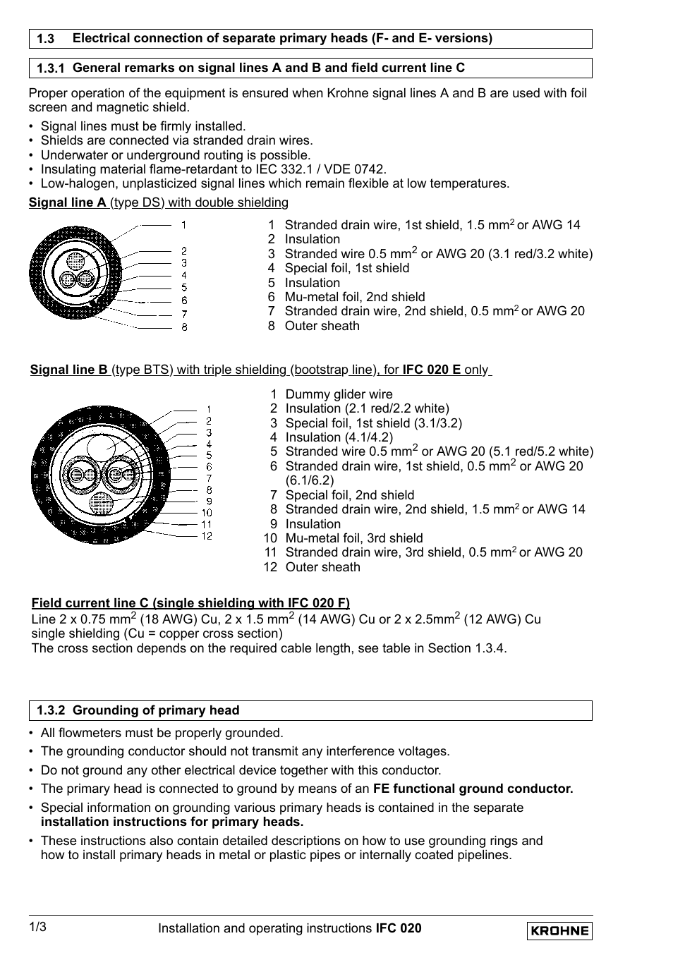 KROHNE IFC 020 Converter EN User Manual | Page 8 / 79