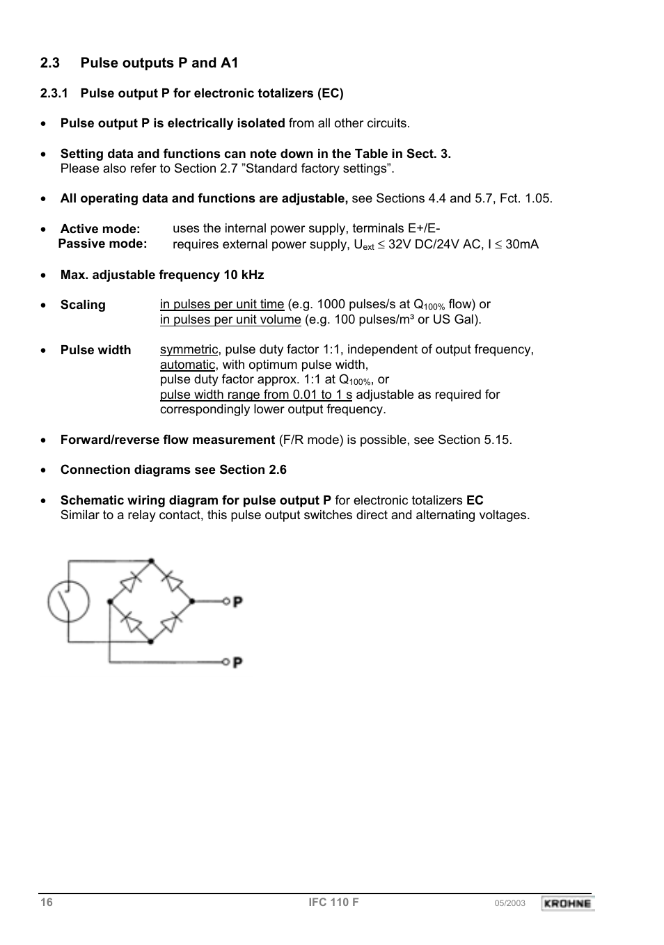 KROHNE IFC 110 Converter EN User Manual | Page 16 / 43