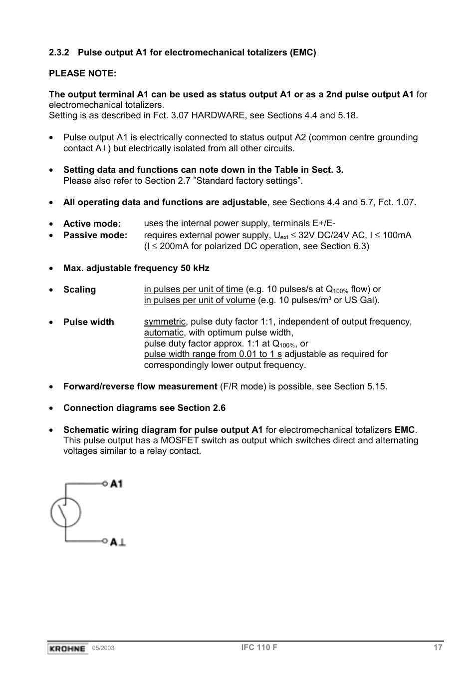 KROHNE IFC 110 Converter EN User Manual | Page 17 / 43