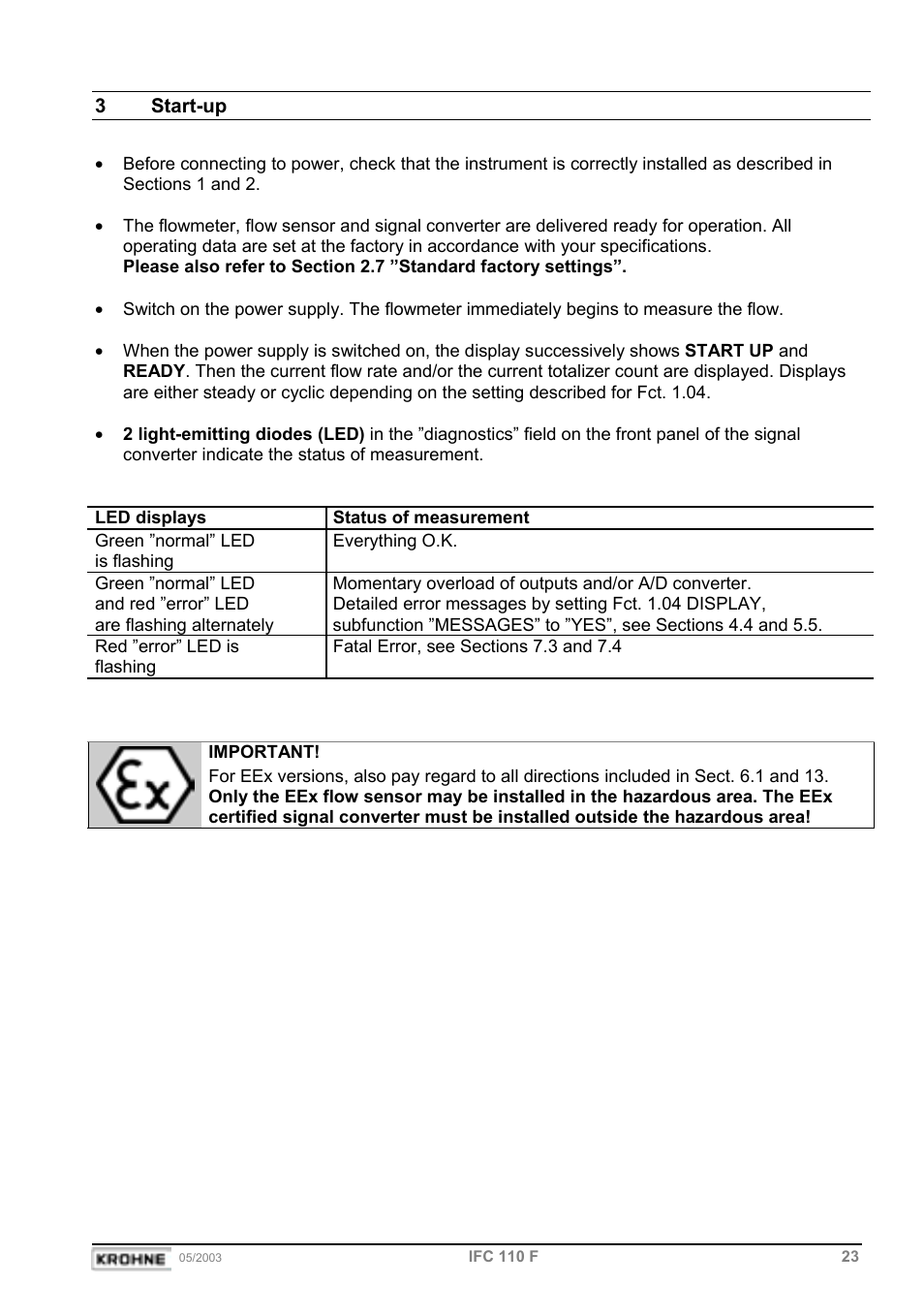 KROHNE IFC 110 Converter EN User Manual | Page 23 / 43