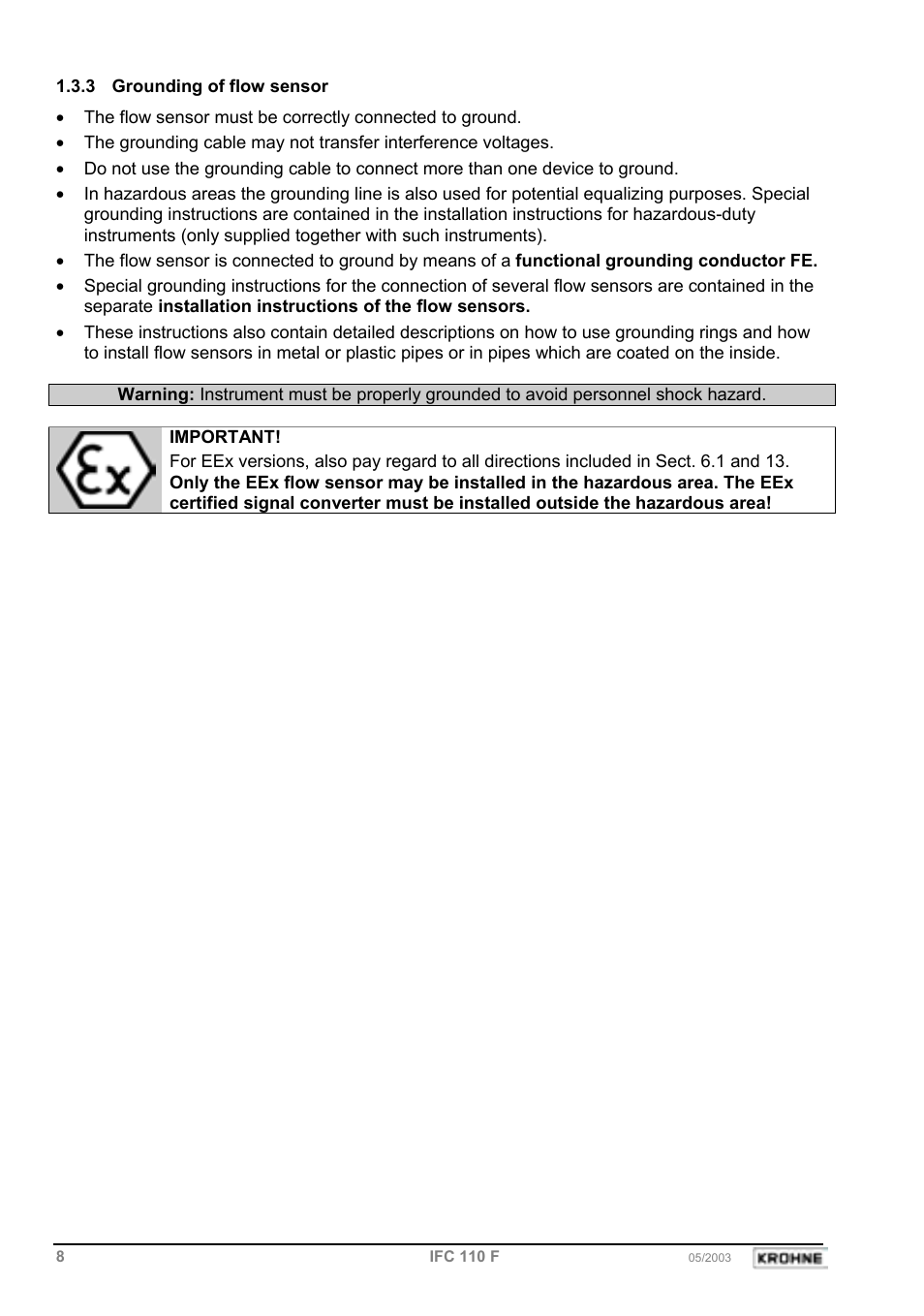 KROHNE IFC 110 Converter EN User Manual | Page 8 / 43