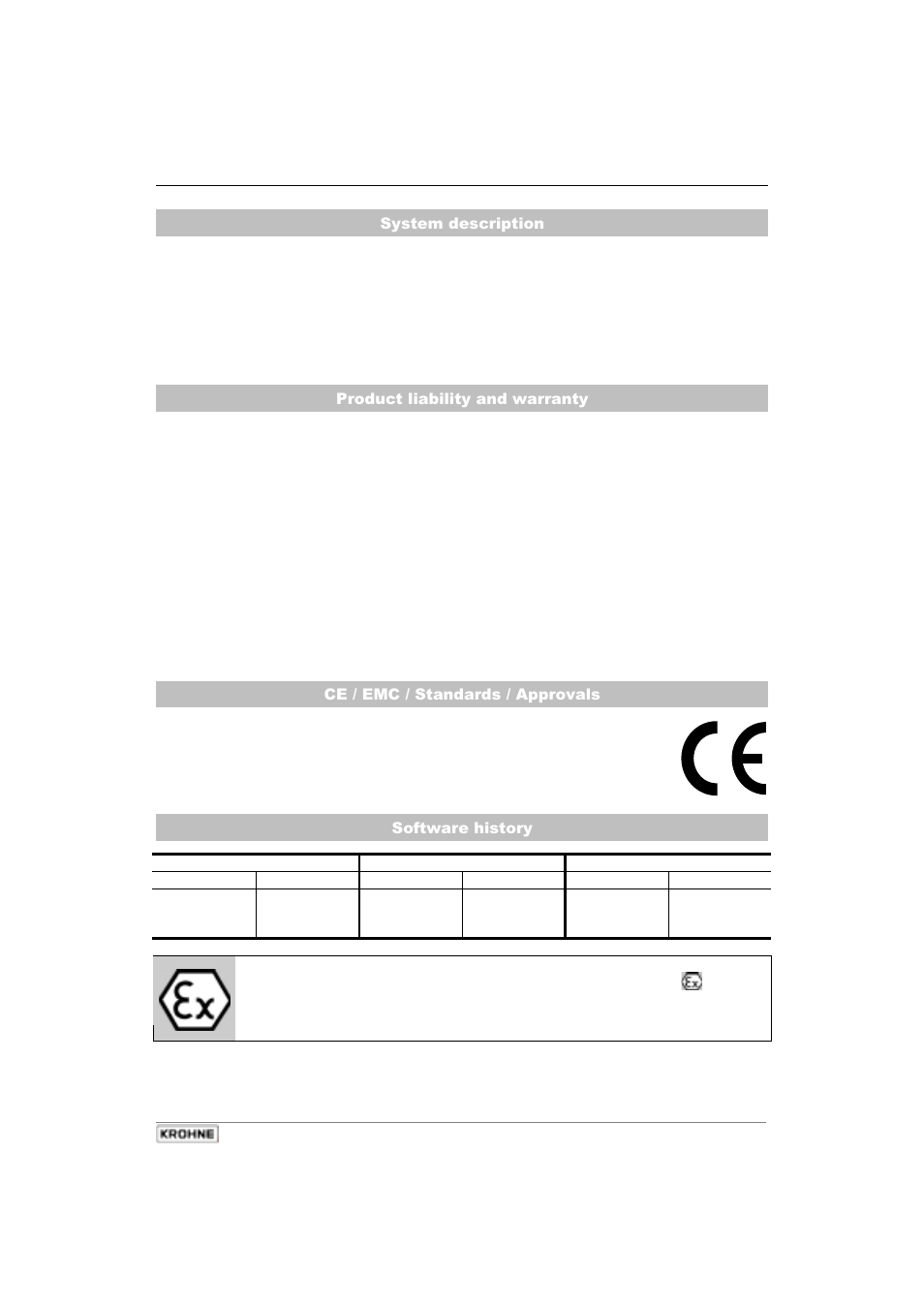 KROHNE IFC 210 E-EEx EN User Manual | Page 5 / 95