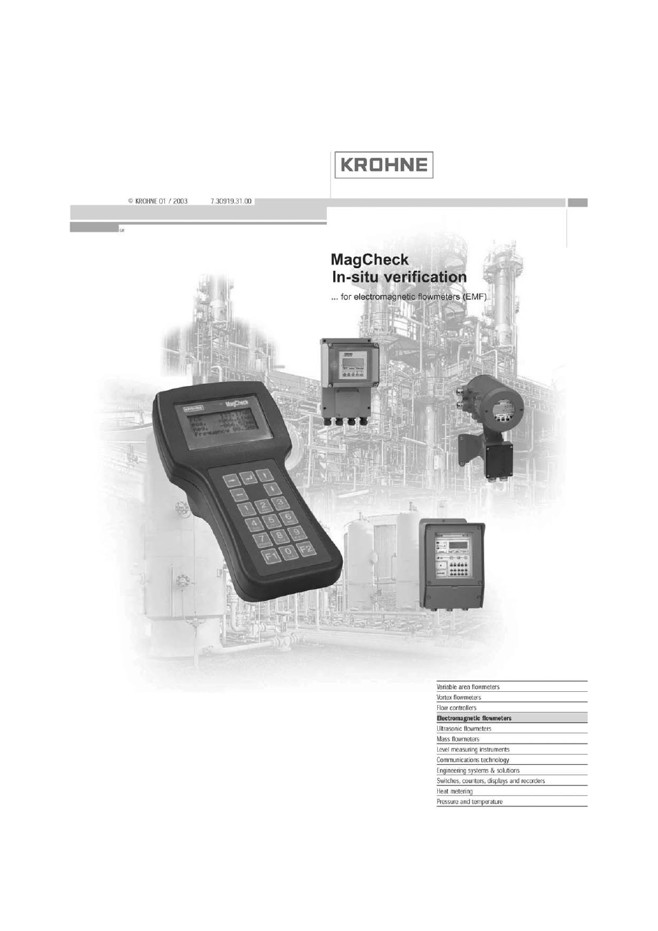 KROHNE MAGCHECK EN User Manual | 32 pages