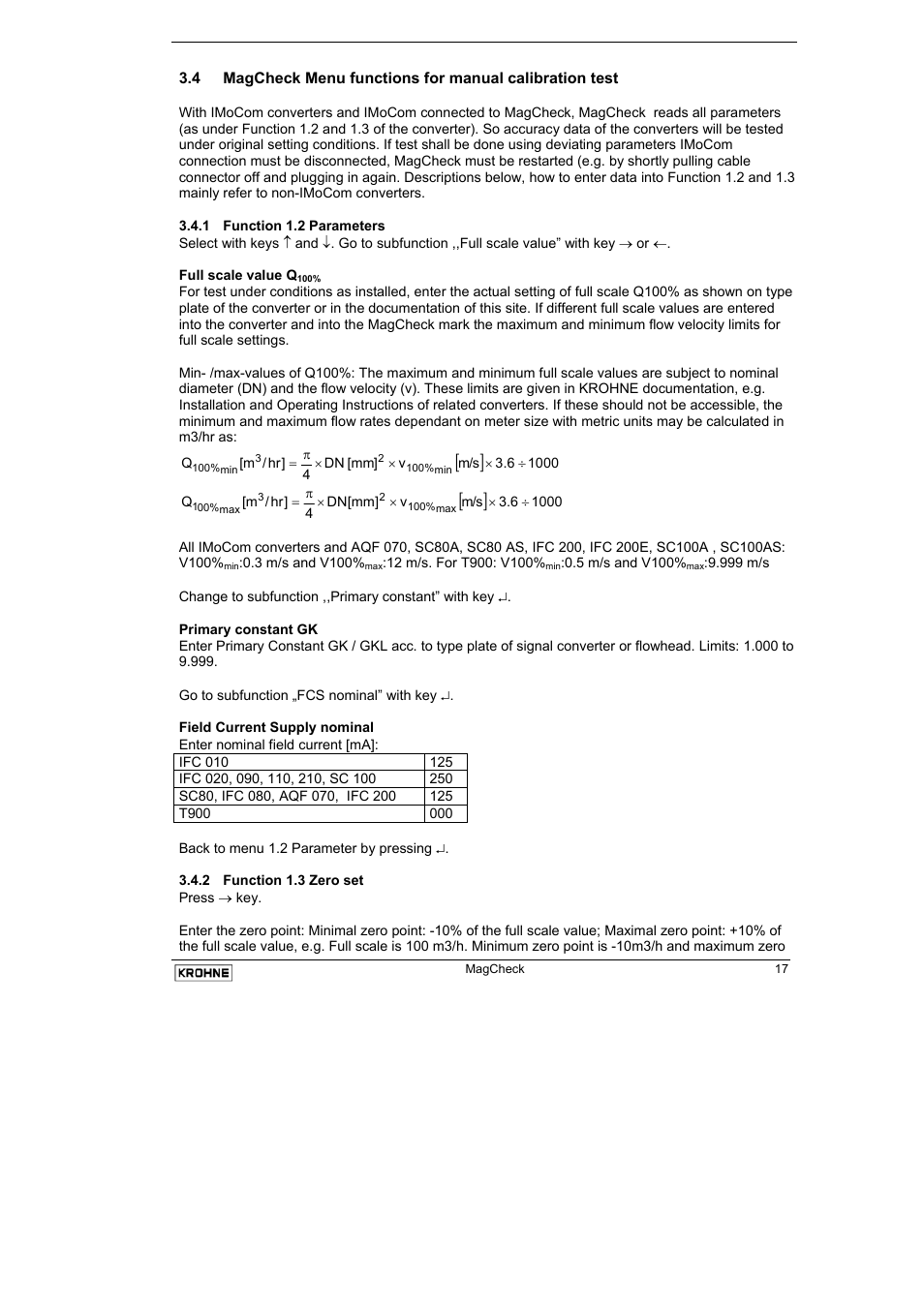 KROHNE MAGCHECK EN User Manual | Page 17 / 32