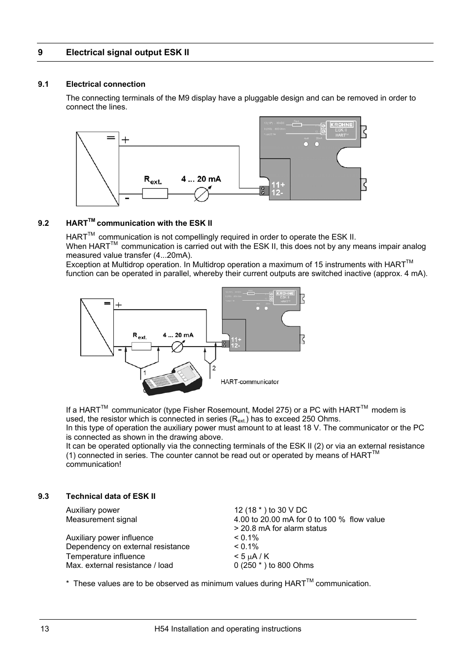 KROHNE H54 M4 EN User Manual | Page 13 / 16