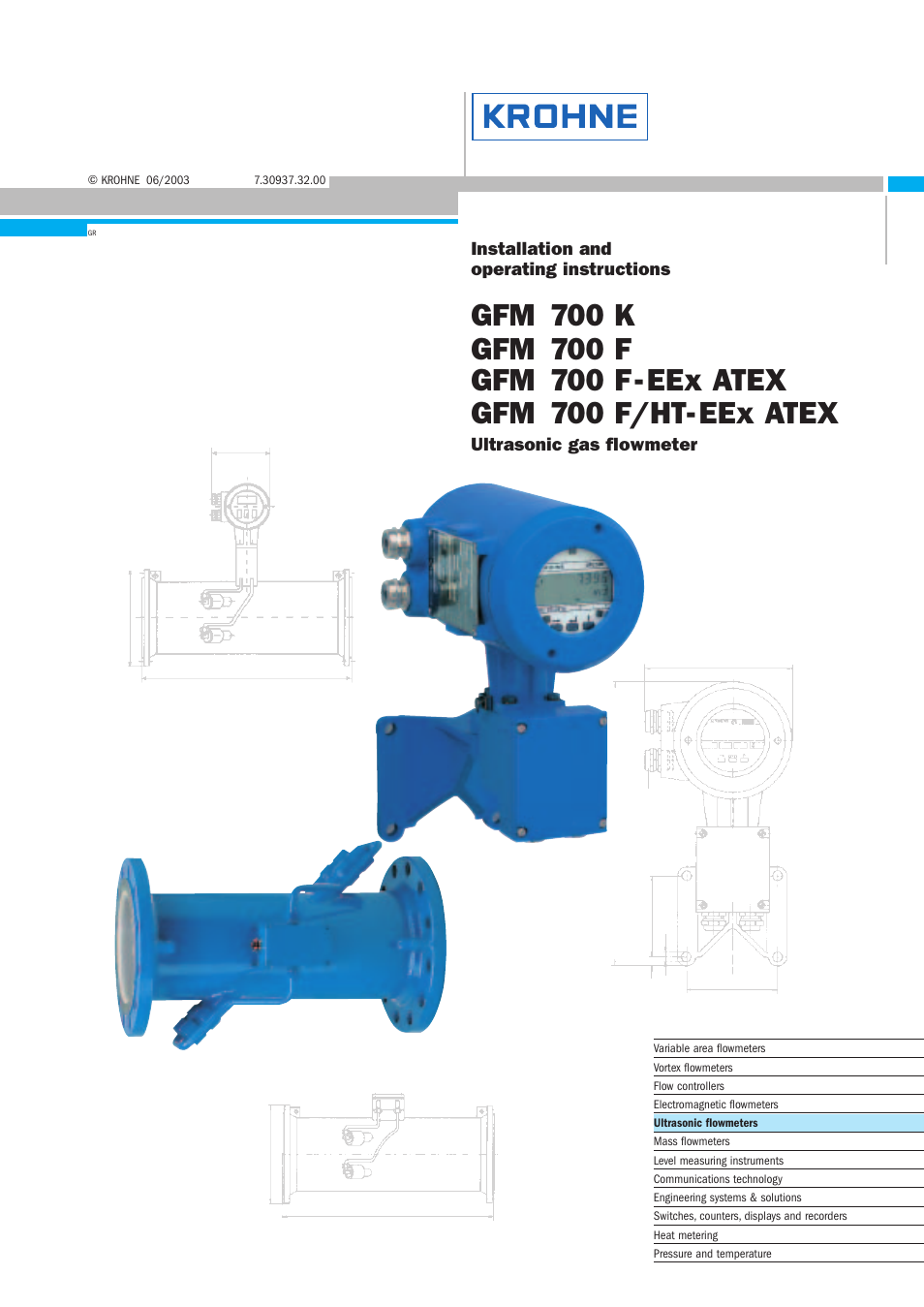 KROHNE GFM 700 EN User Manual | 36 pages