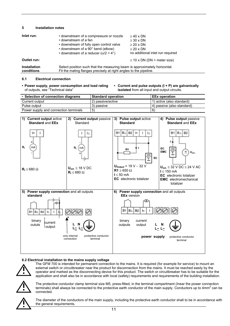 KROHNE GFM 700 EN User Manual | Page 11 / 36