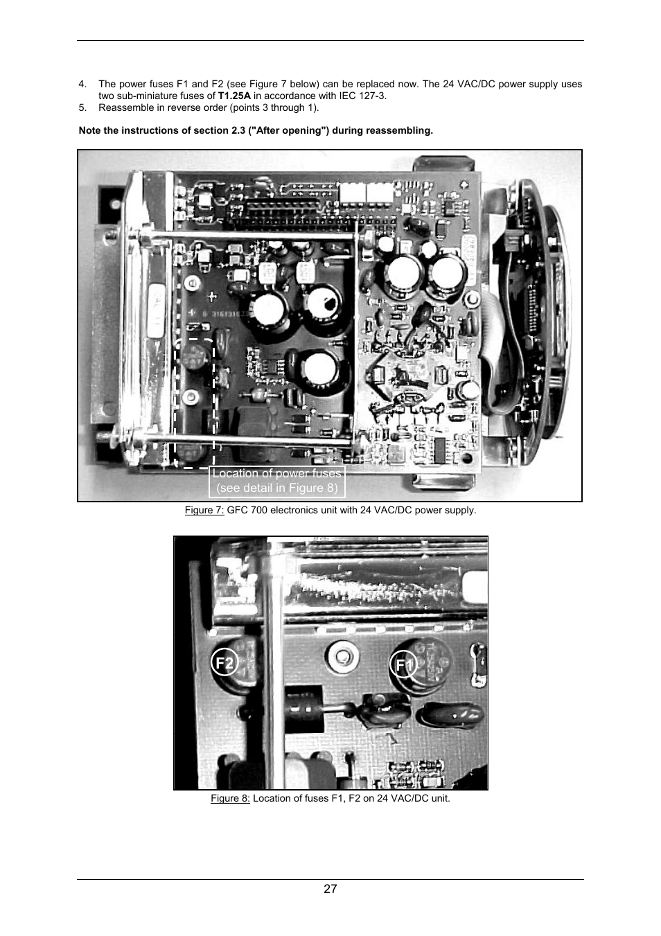 F2 f1 | KROHNE GFM 700 EN User Manual | Page 27 / 36