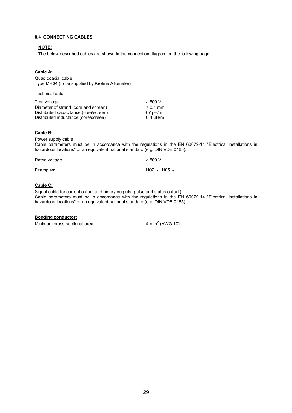 KROHNE GFM 700 EN User Manual | Page 29 / 36