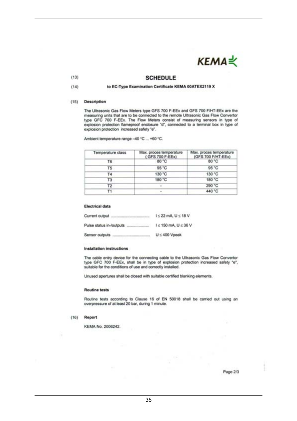 KROHNE GFM 700 EN User Manual | Page 35 / 36
