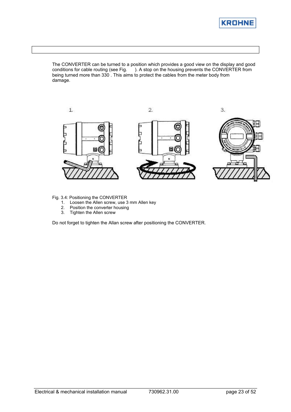 KROHNE OPTISONIC 7060 EN User Manual | Page 23 / 52