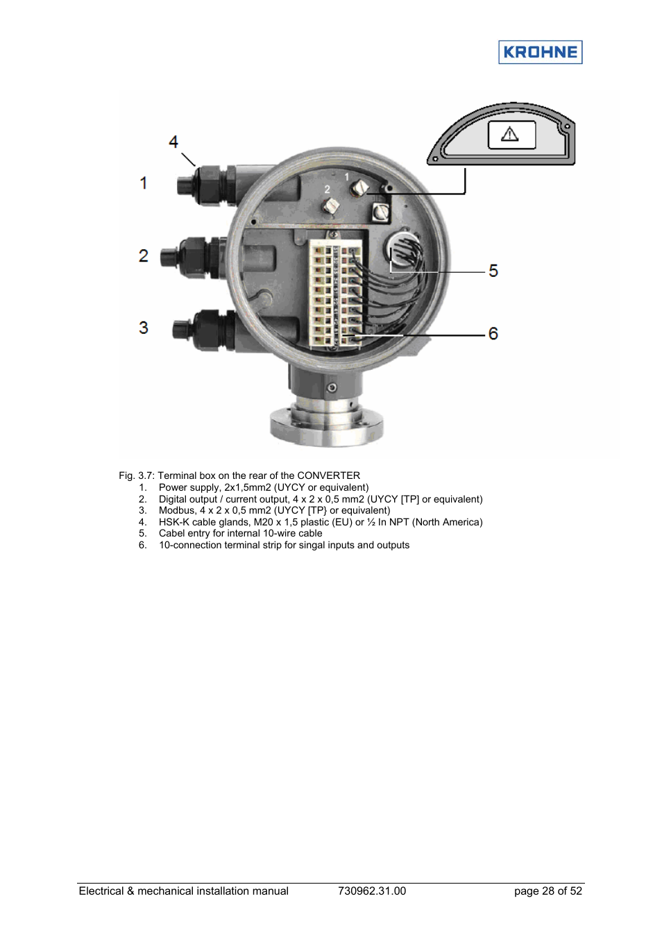 KROHNE OPTISONIC 7060 EN User Manual | Page 28 / 52