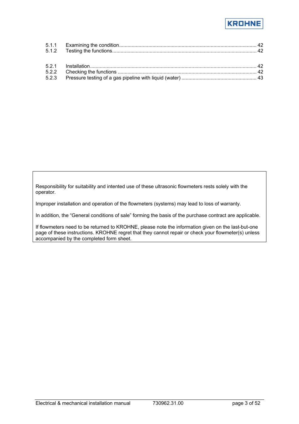 KROHNE OPTISONIC 7060 EN User Manual | Page 3 / 52