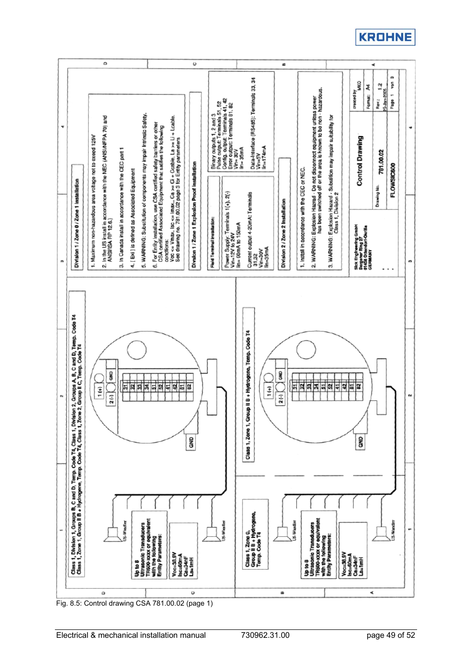 KROHNE OPTISONIC 7060 EN User Manual | Page 49 / 52