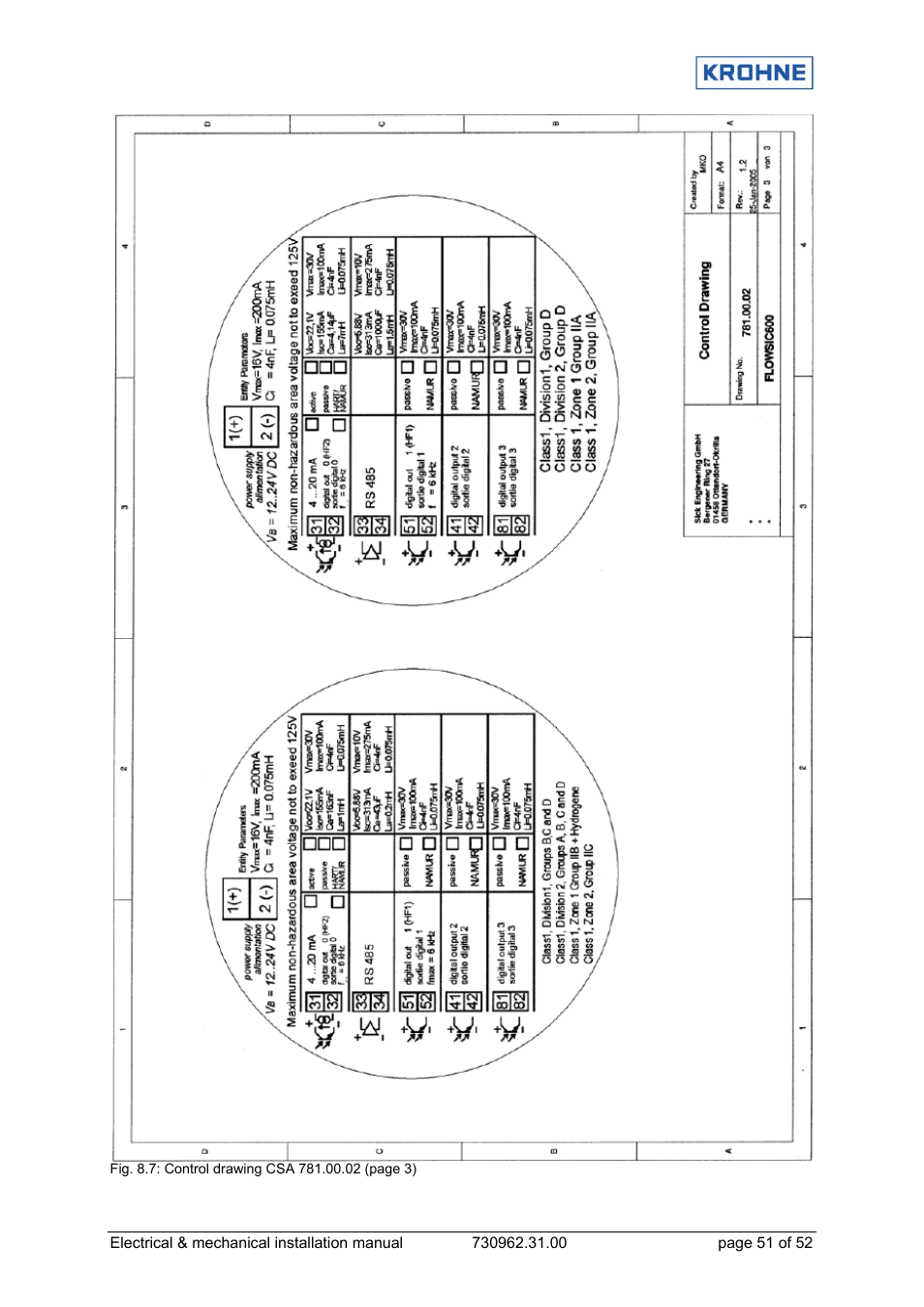 KROHNE OPTISONIC 7060 EN User Manual | Page 51 / 52