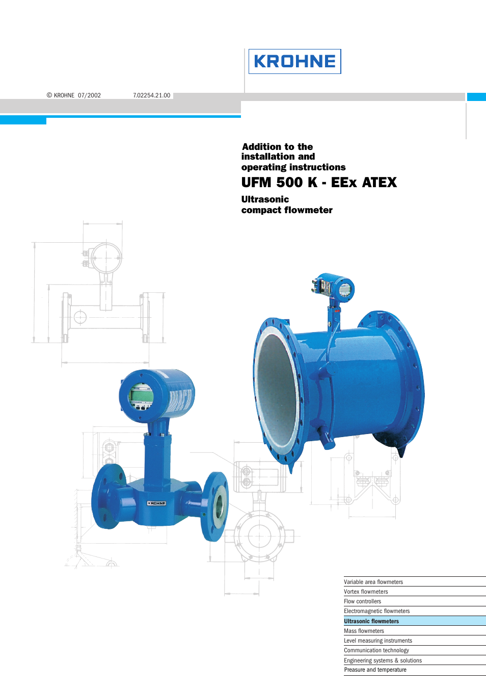 KROHNE UFM 500 ATEX EN User Manual | 19 pages