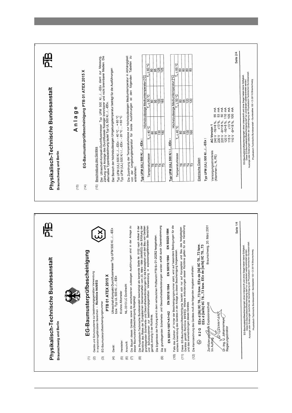 KROHNE UFM 500 ATEX EN User Manual | Page 15 / 19