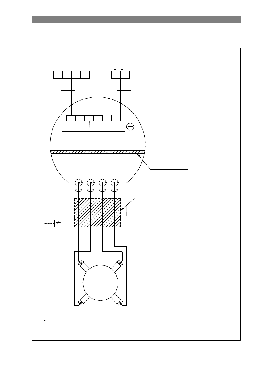 Hazardous locations of zone 1 and 2, Connection diagram, Flow tube | S3 s4 b1 b ⊥ b2 i+ i l n, Ufc 500…-eex signal converter | KROHNE UFM 500 ATEX EN User Manual | Page 7 / 19