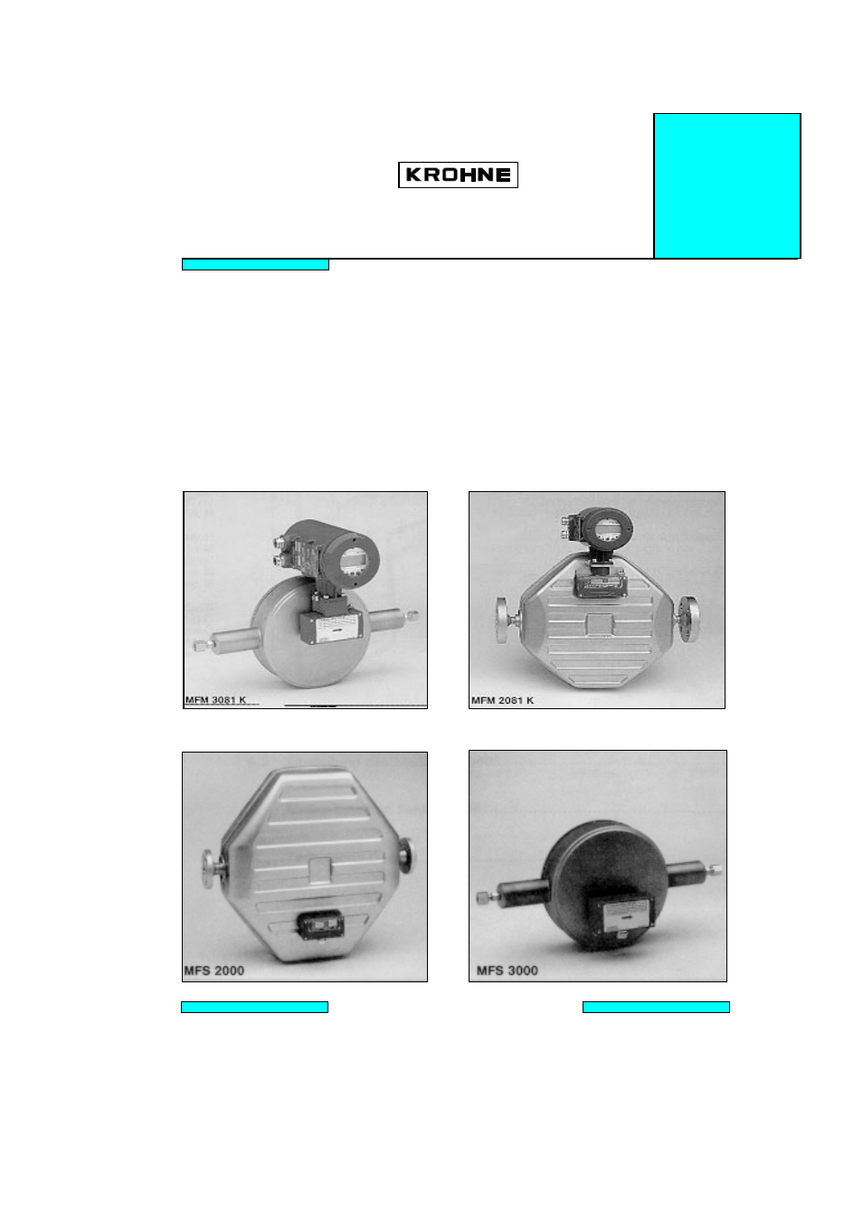 KROHNE CORIMASS E Series EN User Manual | 103 pages