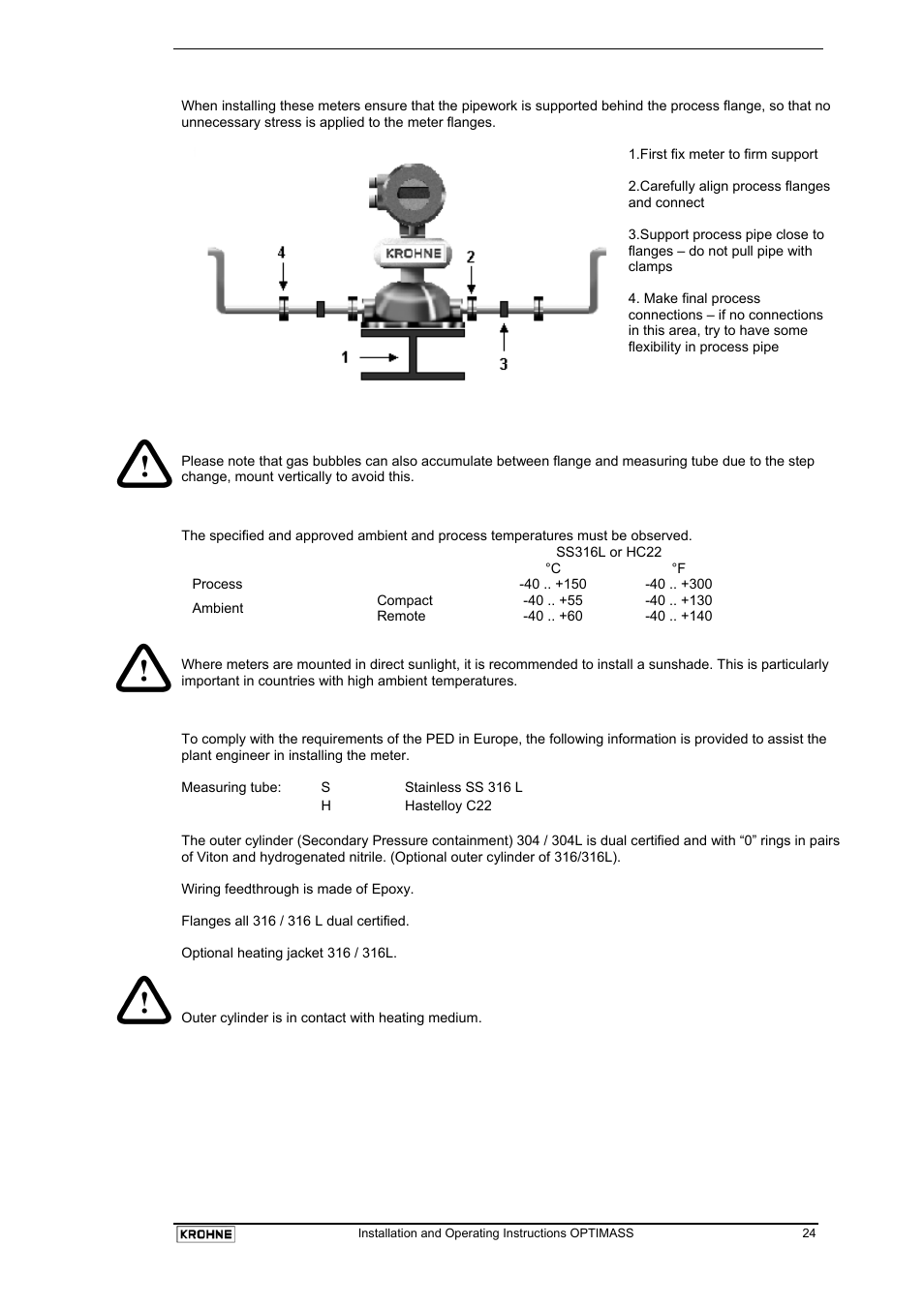 KROHNE OPTIMASS with MFC 05x EN User Manual | Page 25 / 109