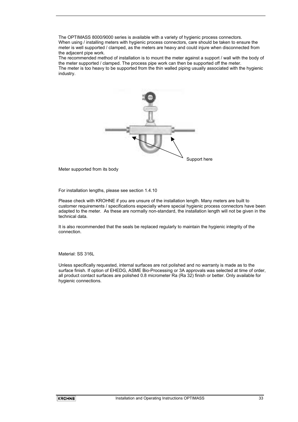KROHNE OPTIMASS with MFC 05x EN User Manual | Page 34 / 109