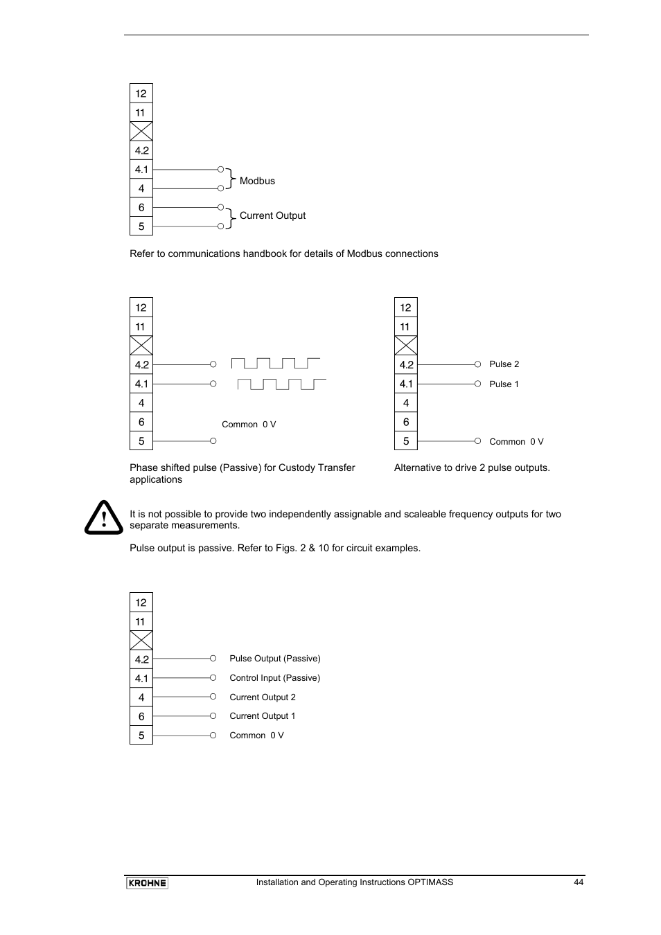 KROHNE OPTIMASS with MFC 05x EN User Manual | Page 45 / 109