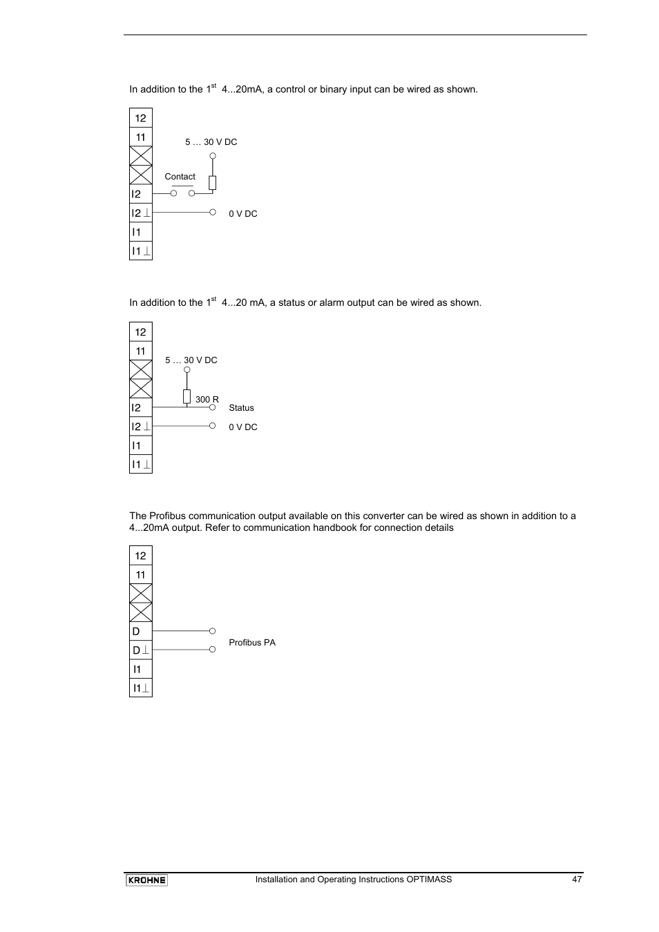 KROHNE OPTIMASS with MFC 05x EN User Manual | Page 48 / 109