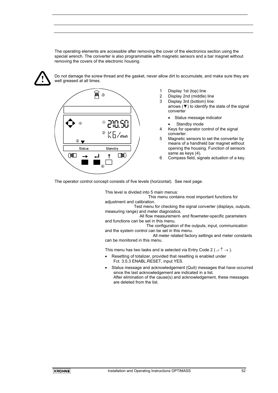 4 programming.pdf | KROHNE OPTIMASS with MFC 05x EN User Manual | Page 53 / 109