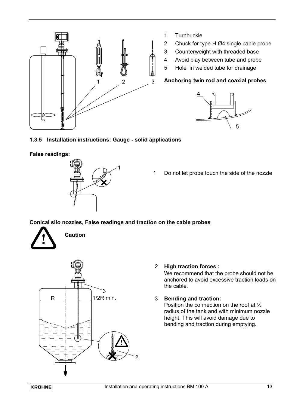 KROHNE BM 100A EN User Manual | Page 13 / 29