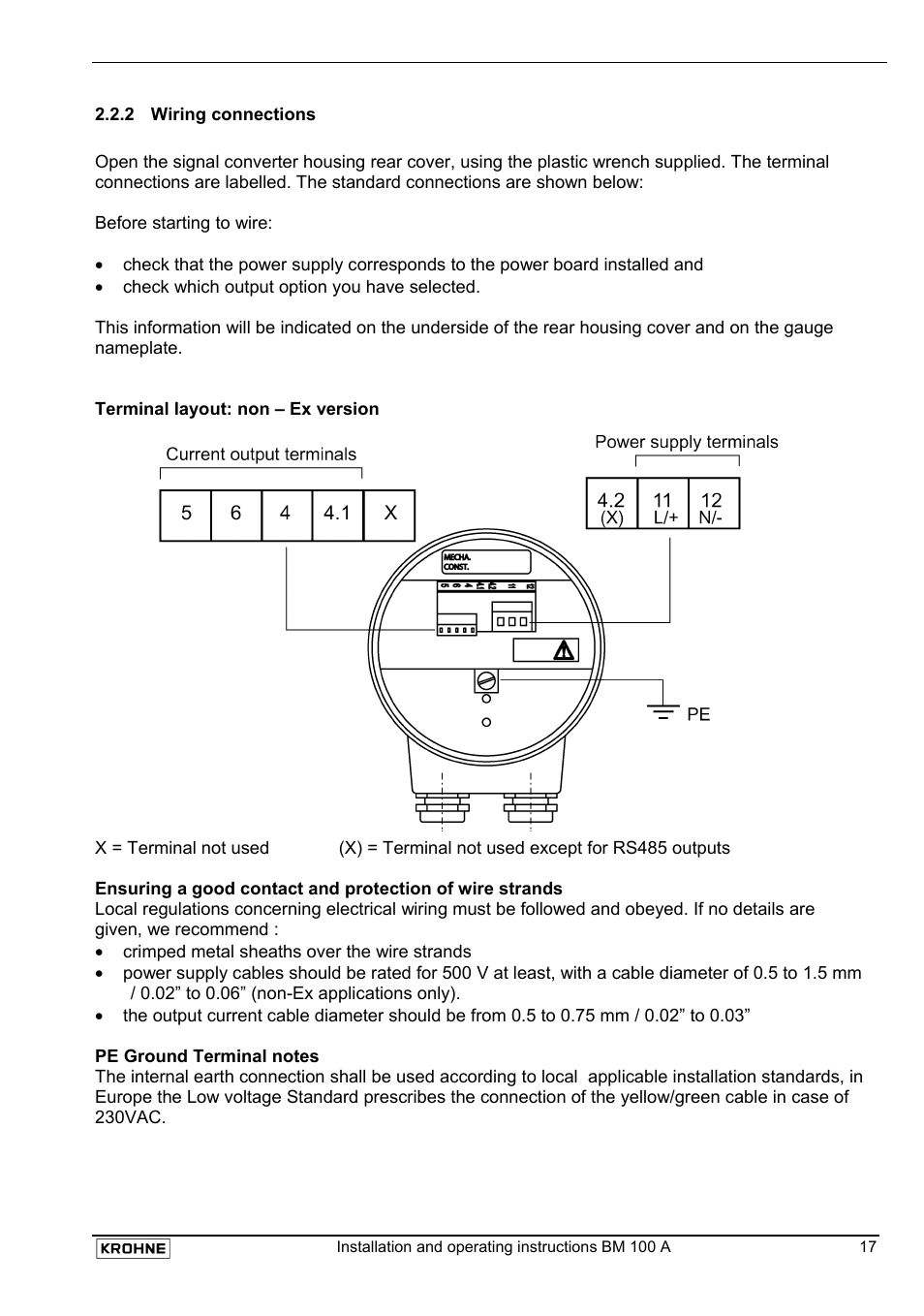 KROHNE BM 100A EN User Manual | Page 17 / 29