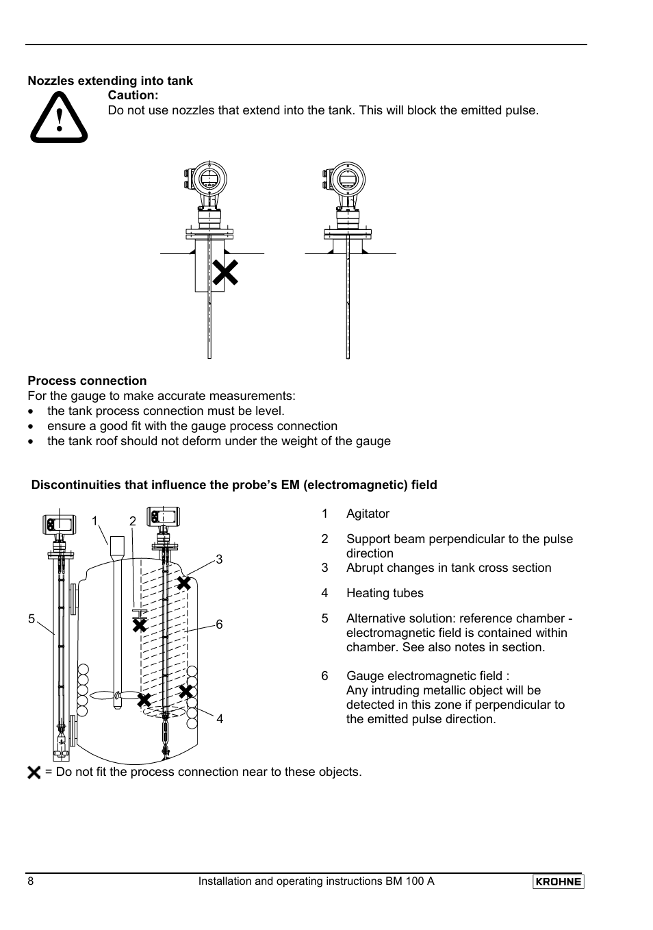 KROHNE BM 100A EN User Manual | Page 8 / 29