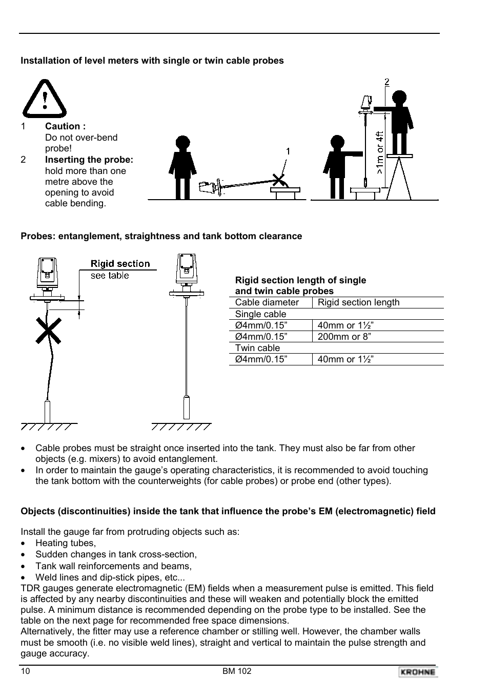 KROHNE BM 102 EN User Manual | Page 10 / 33