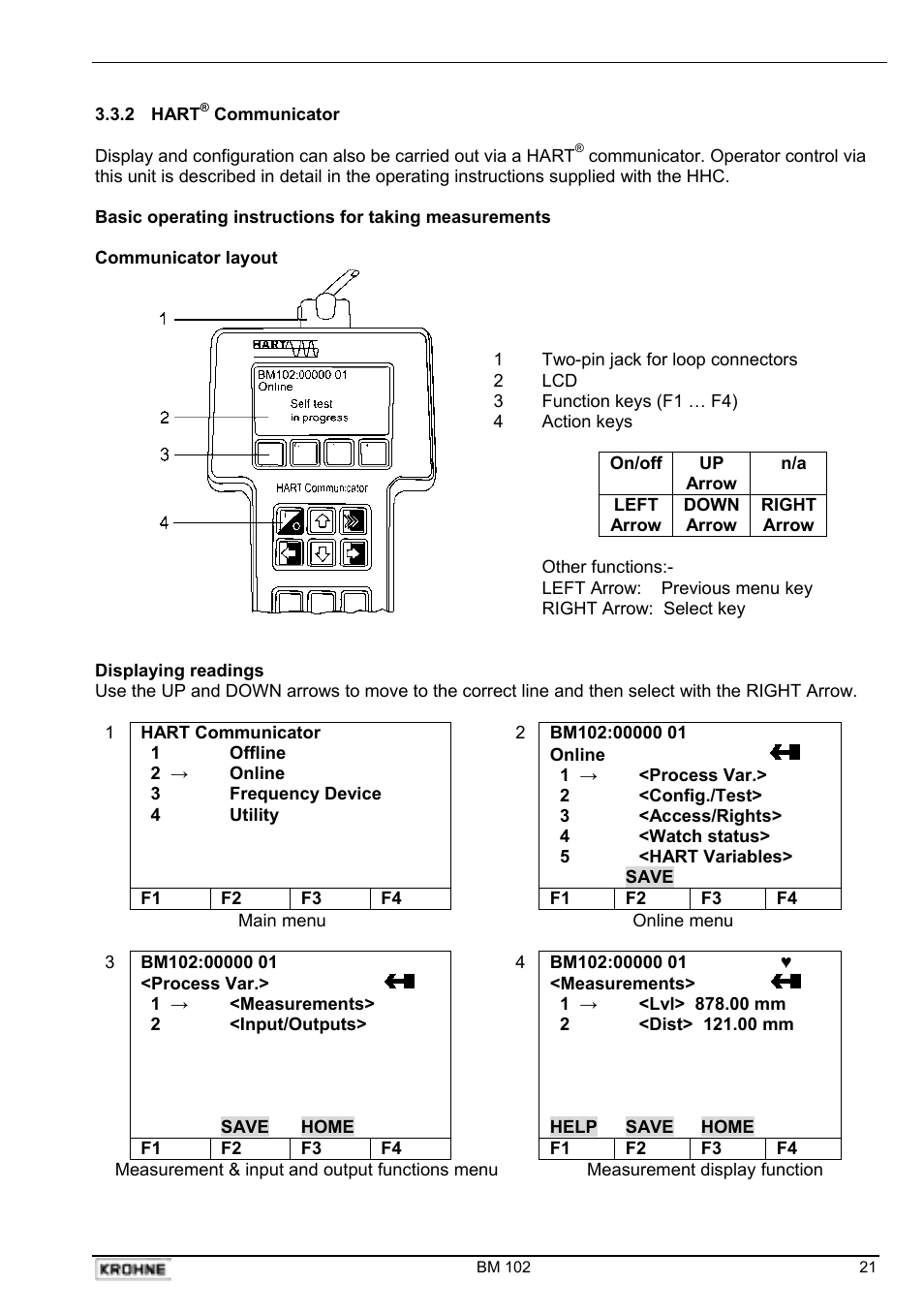 KROHNE BM 102 EN User Manual | Page 21 / 33