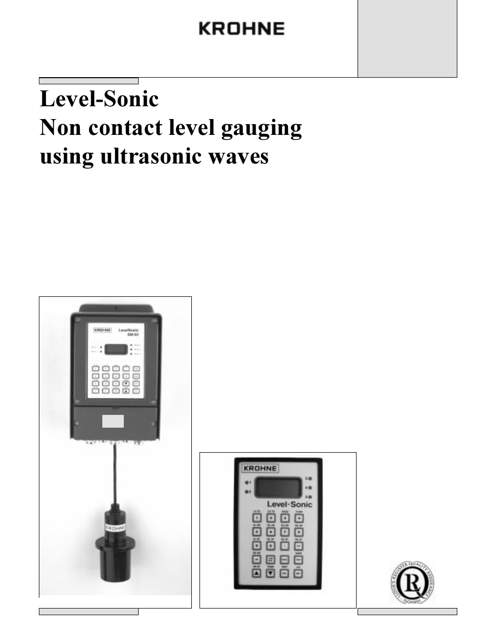 KROHNE BM 90 EN User Manual | 42 pages