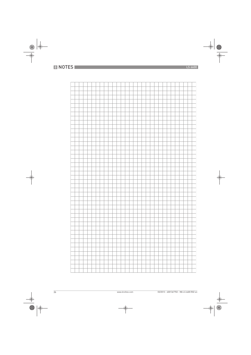 KROHNE LS 6600 EN User Manual | Page 26 / 28