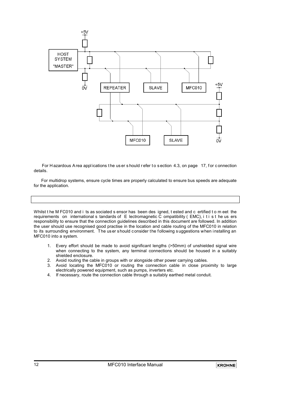 KROHNE MFC 010 C Converter User Manual | Page 14 / 104
