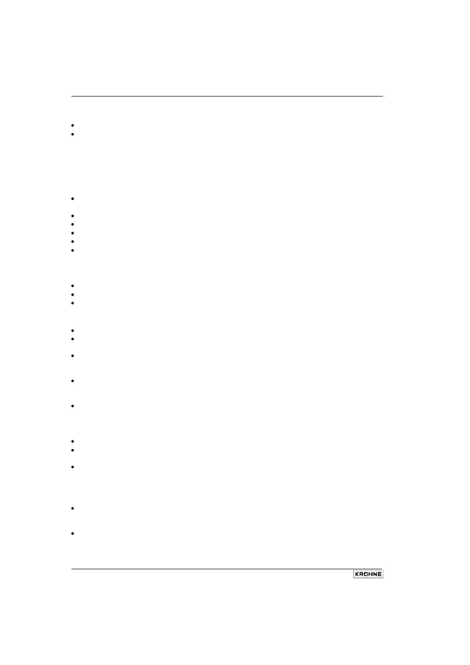 KROHNE BM 70 M User Manual | Page 48 / 110