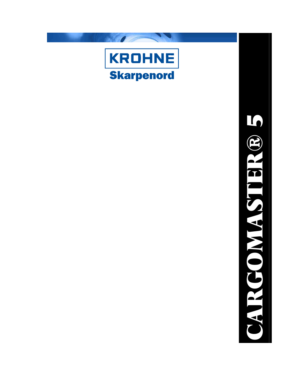 KROHNE CARGOMASTER User Manual | 76 pages