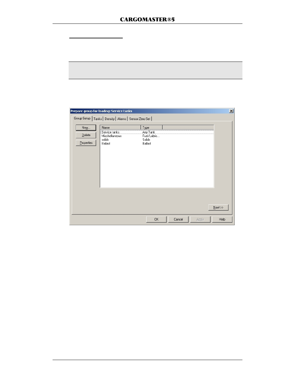 Setting up a new group | KROHNE CARGOMASTER User Manual | Page 23 / 76