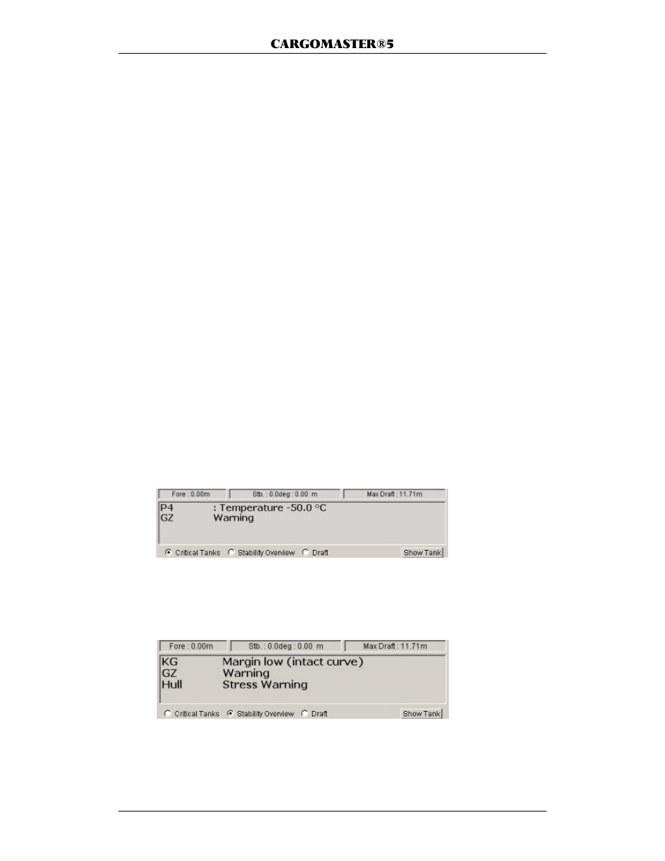 Online window | KROHNE CARGOMASTER User Manual | Page 33 / 76