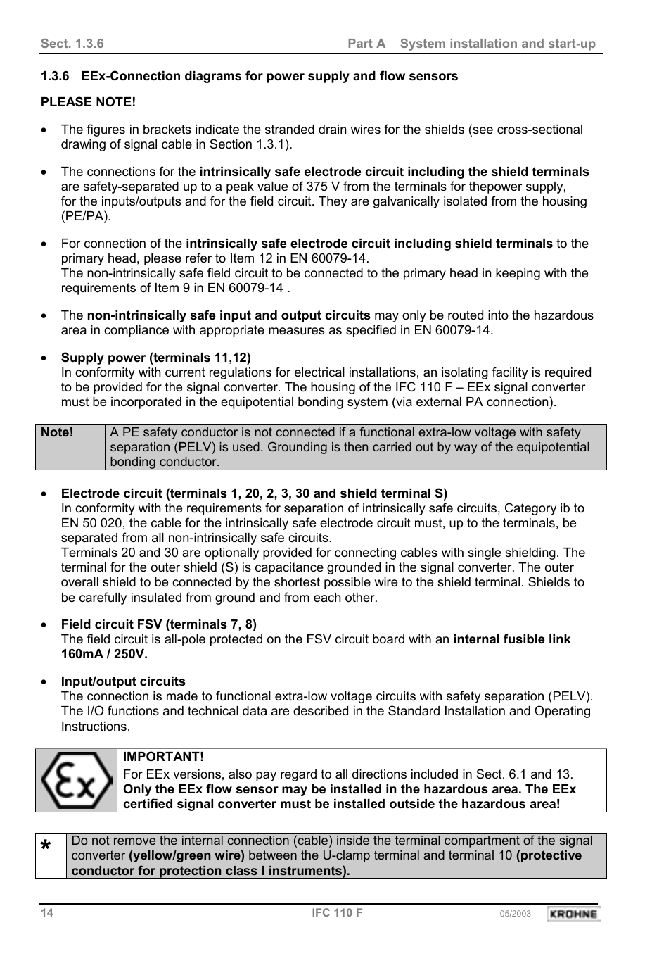 KROHNE IFC 110 Converter User Manual | Page 14 / 104