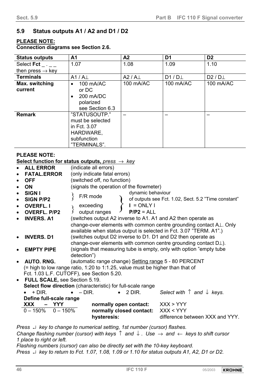 KROHNE IFC 110 Converter User Manual | Page 46 / 104