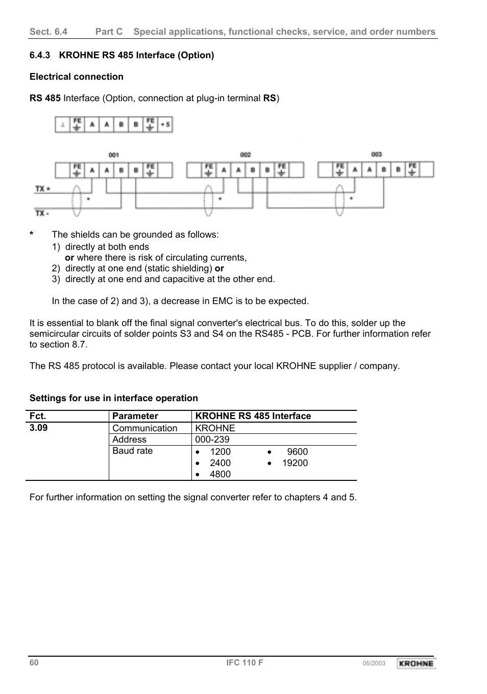 KROHNE IFC 110 Converter User Manual | Page 60 / 104