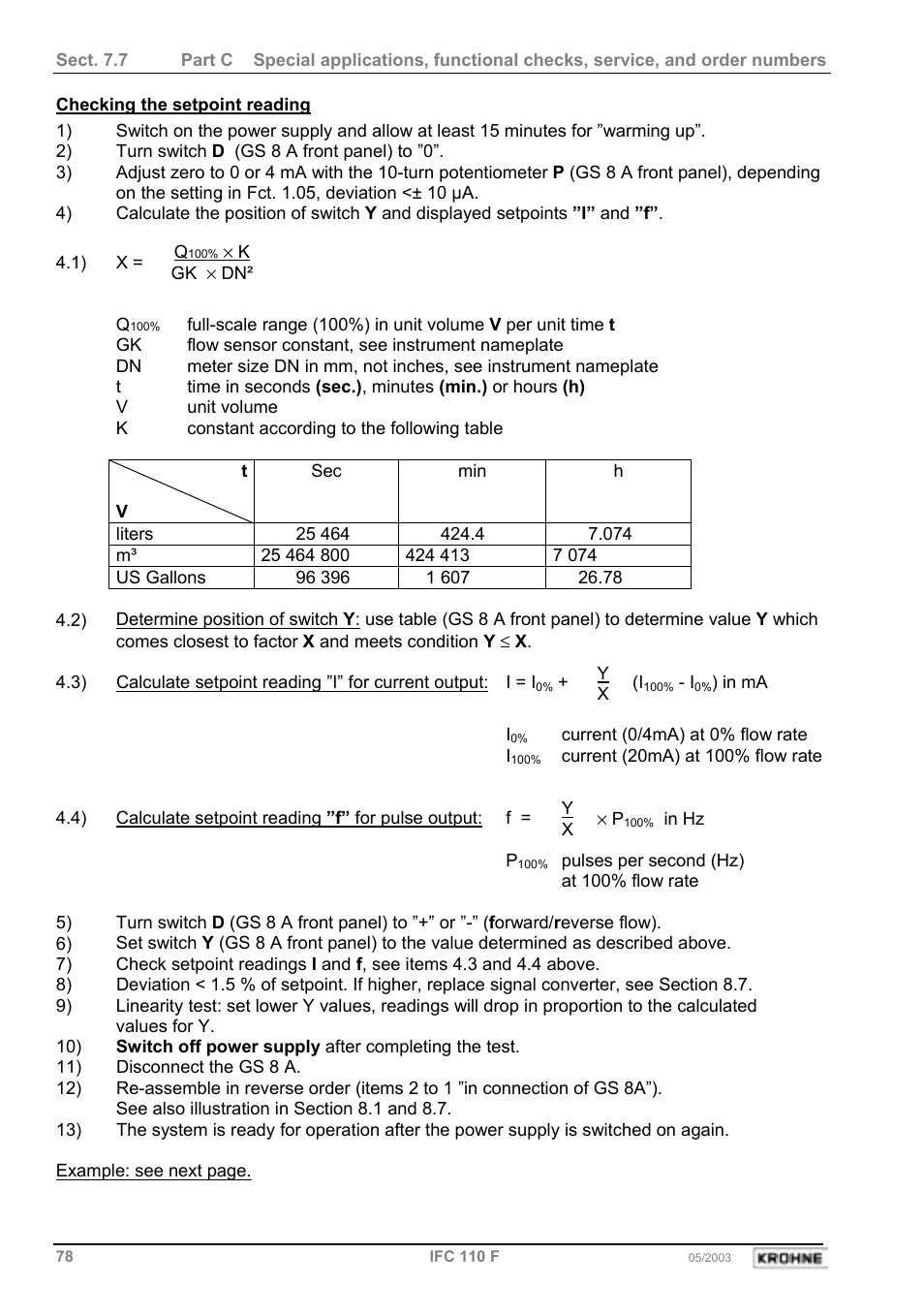 KROHNE IFC 110 Converter User Manual | Page 78 / 104