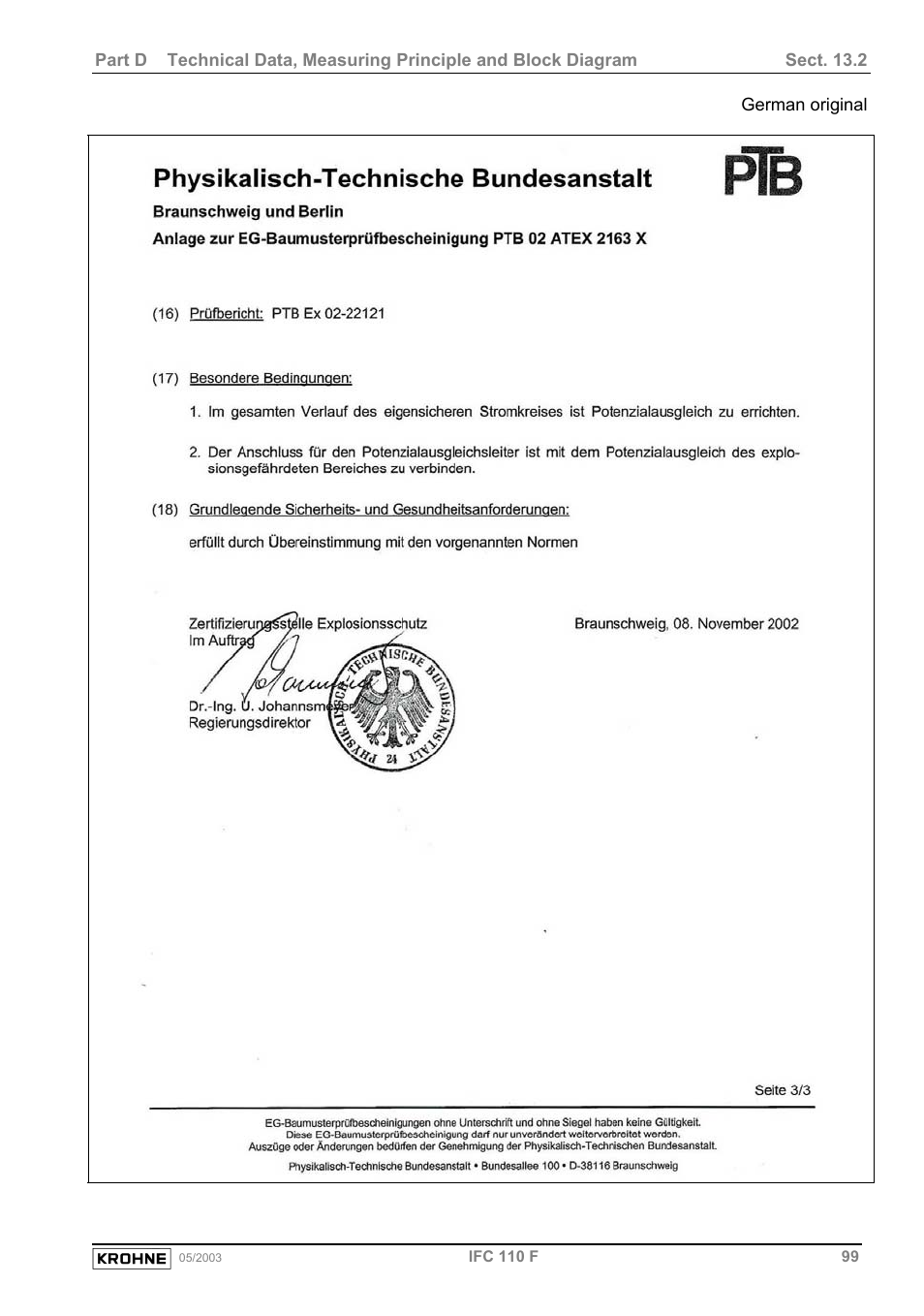 KROHNE IFC 110 Converter User Manual | Page 99 / 104