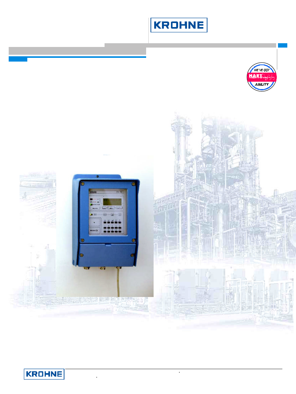 KROHNE IFC 110 Converter HART V0201 User Manual | 15 pages